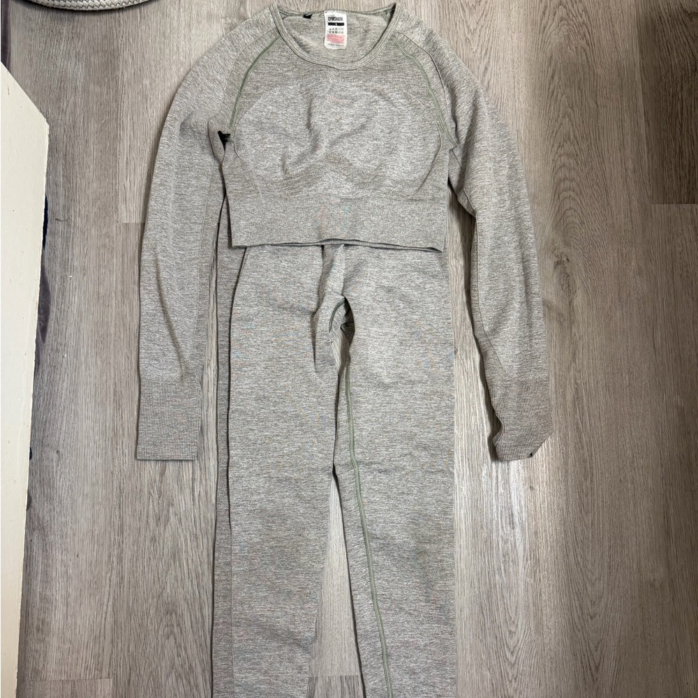 Gymshark Gray Long Sleeve Set